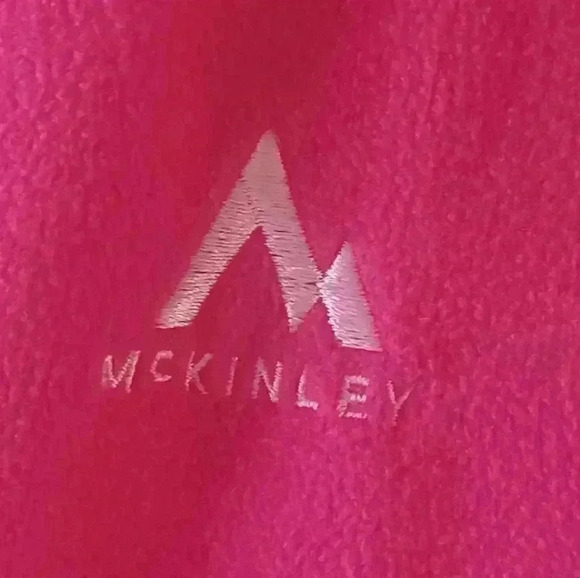 McKinley Woman's Small Hot Pink Polar fleece Super Soft Zip-Up Sweater - Picture 4 of 10